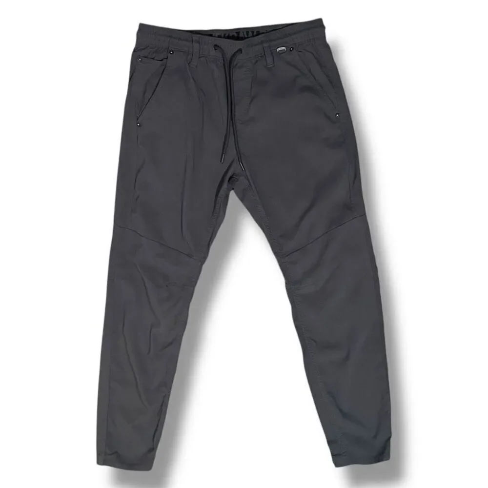 Projek Raw Men's Gray Jogger Pants Slim Fit Elastic Waistband Size Large